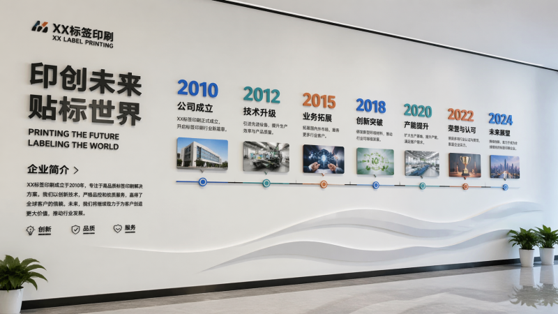 公司发展历史墙设计