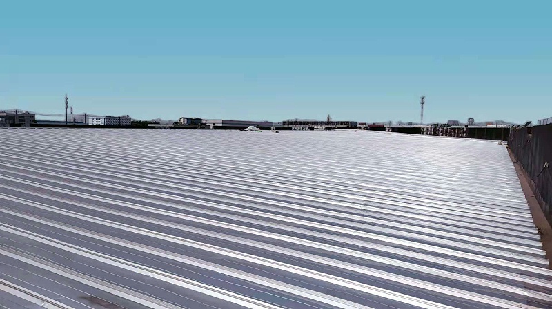 电子厂更换生锈彩钢瓦