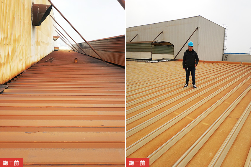 贝原合金苏州钢结构屋面改造-施工前